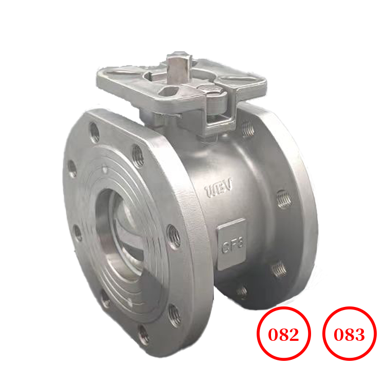 對夾意式高平臺(tái)薄型球閥 wafer high-platform thin ball valve Q71F-16